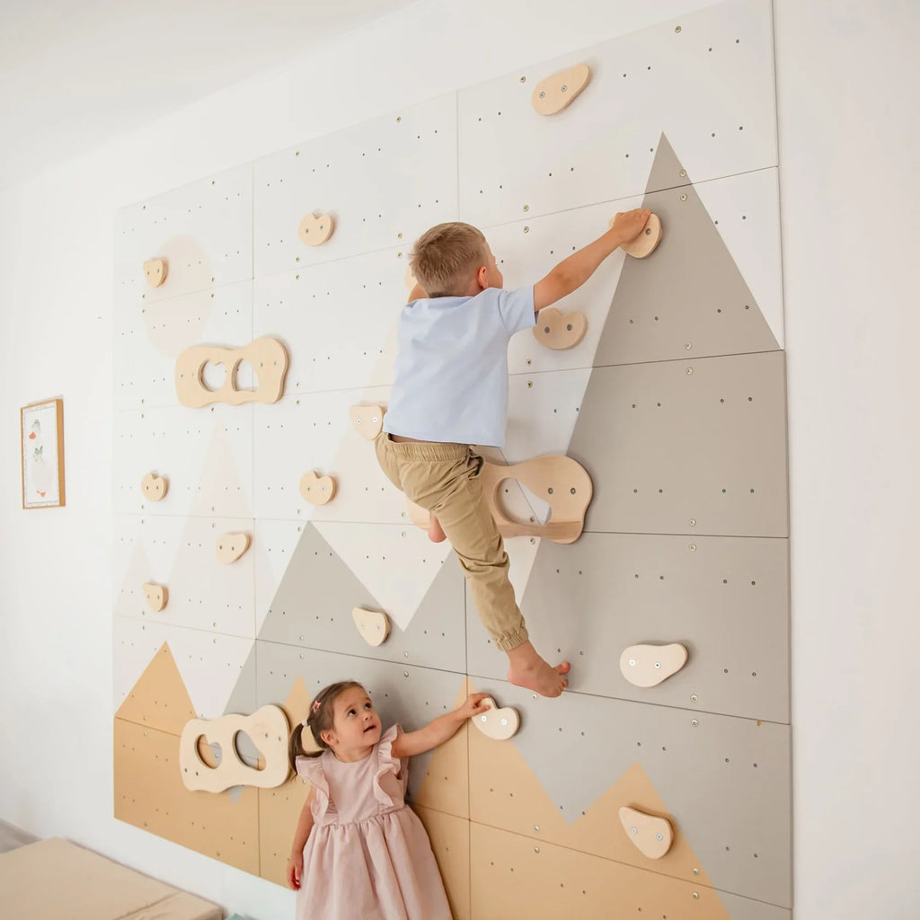 Indoor Climbing Wall by Wood and Hearts