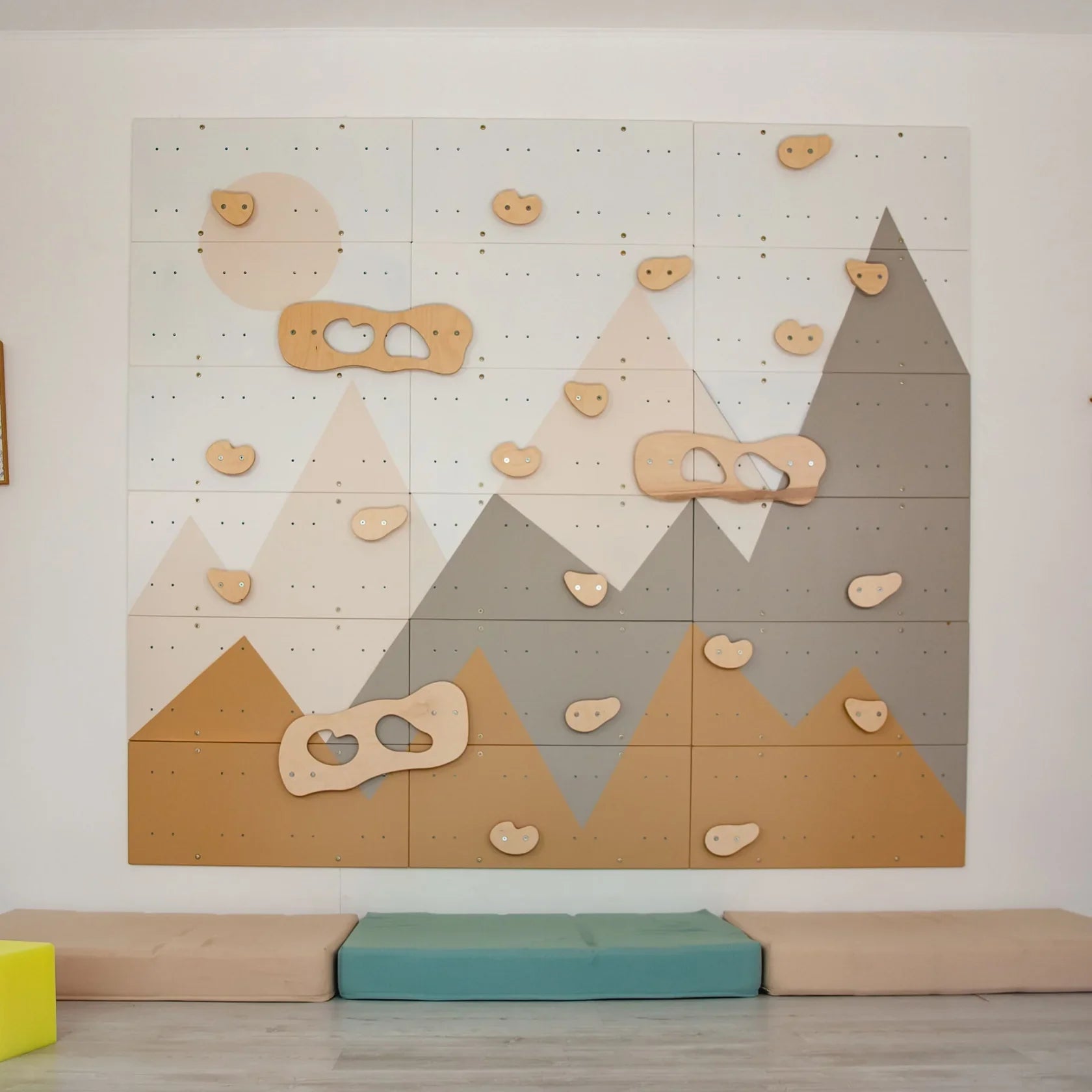 Indoor Climbing Wall by Wood and Hearts