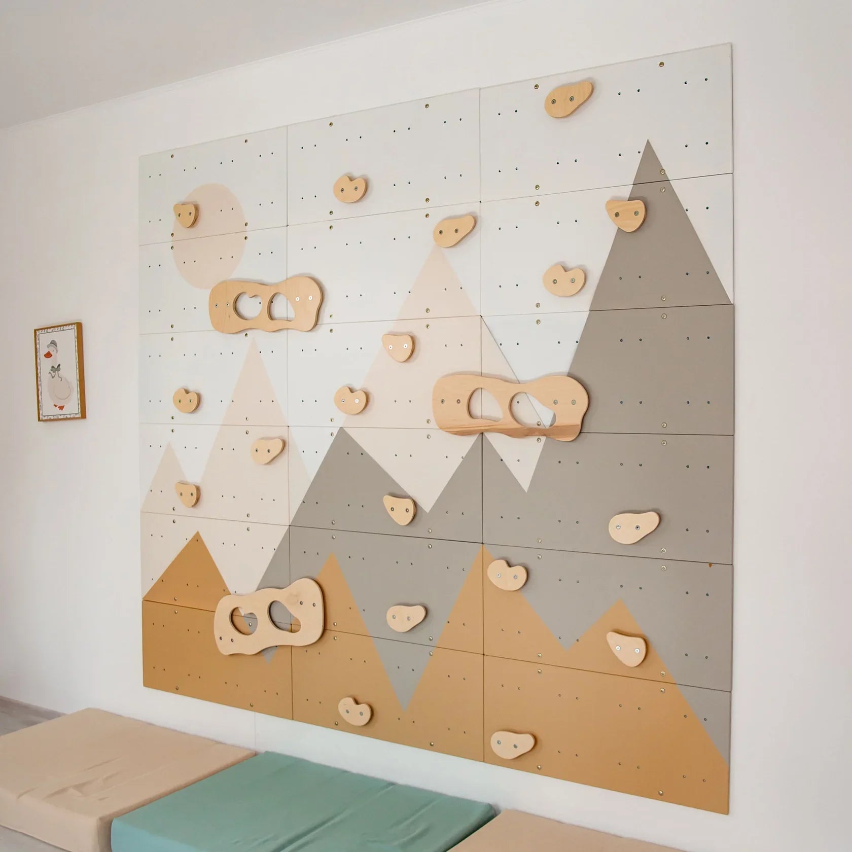 Indoor Climbing Wall by Wood and Hearts