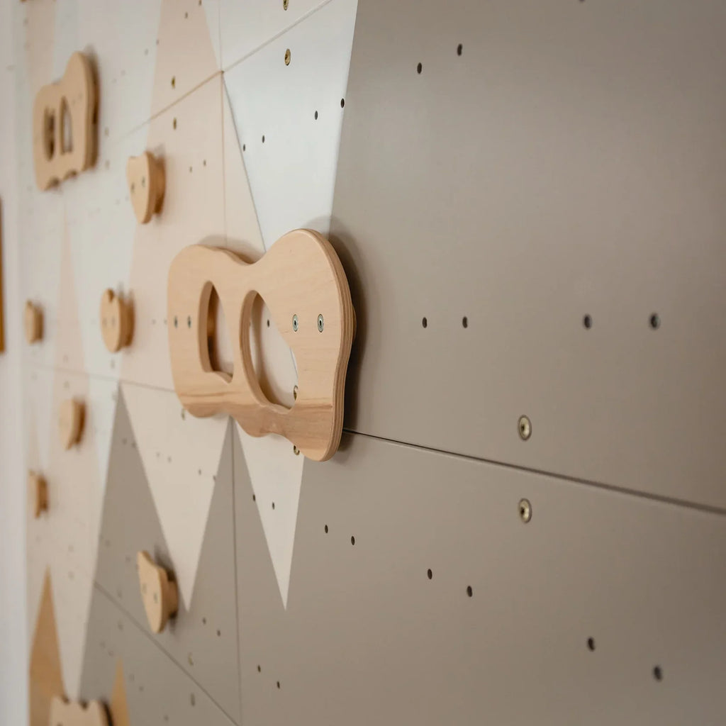 Indoor Climbing Wall by Wood and Hearts