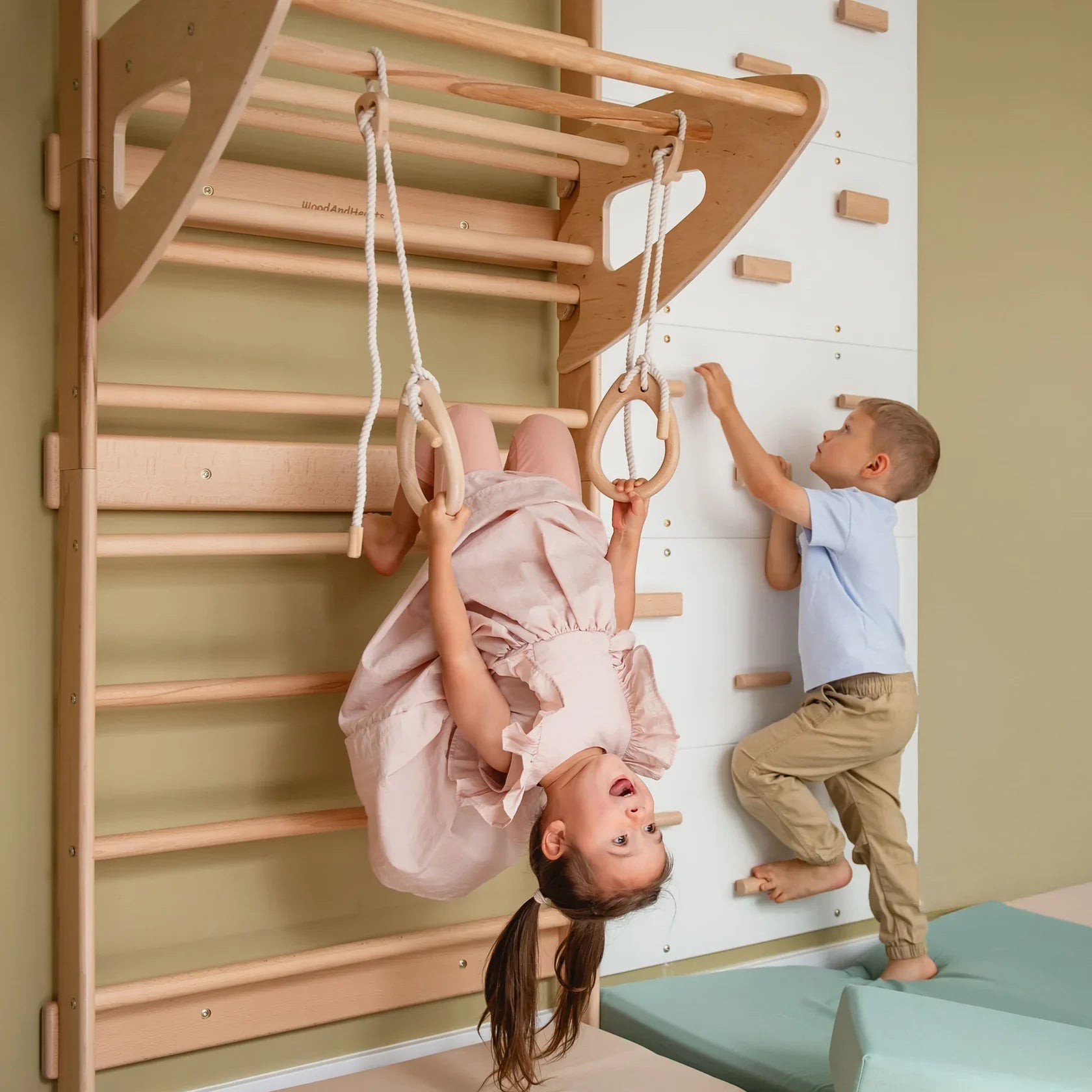 Swedish Climbing Wall by Wood and Hearts