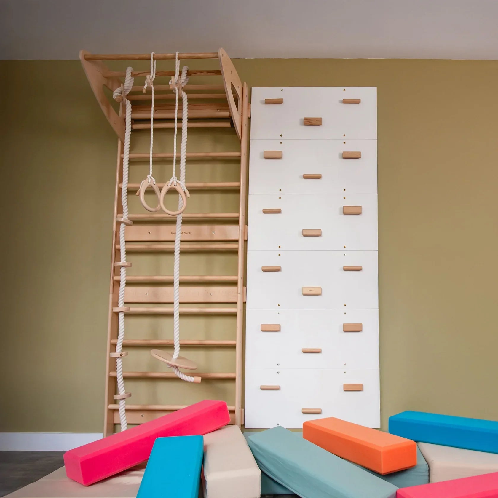 Swedish Climbing Wall by Wood and Hearts
