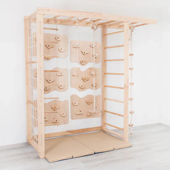 Indoor Monkey Bars by Wood and Hearts
