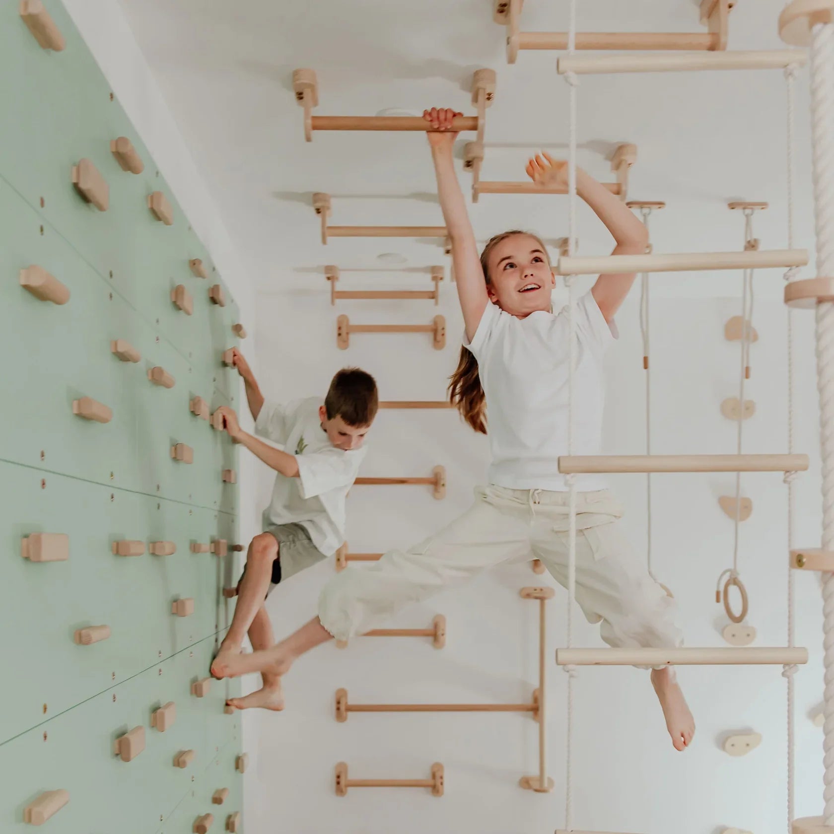 Indoor Play Gym by Wood and Hearts