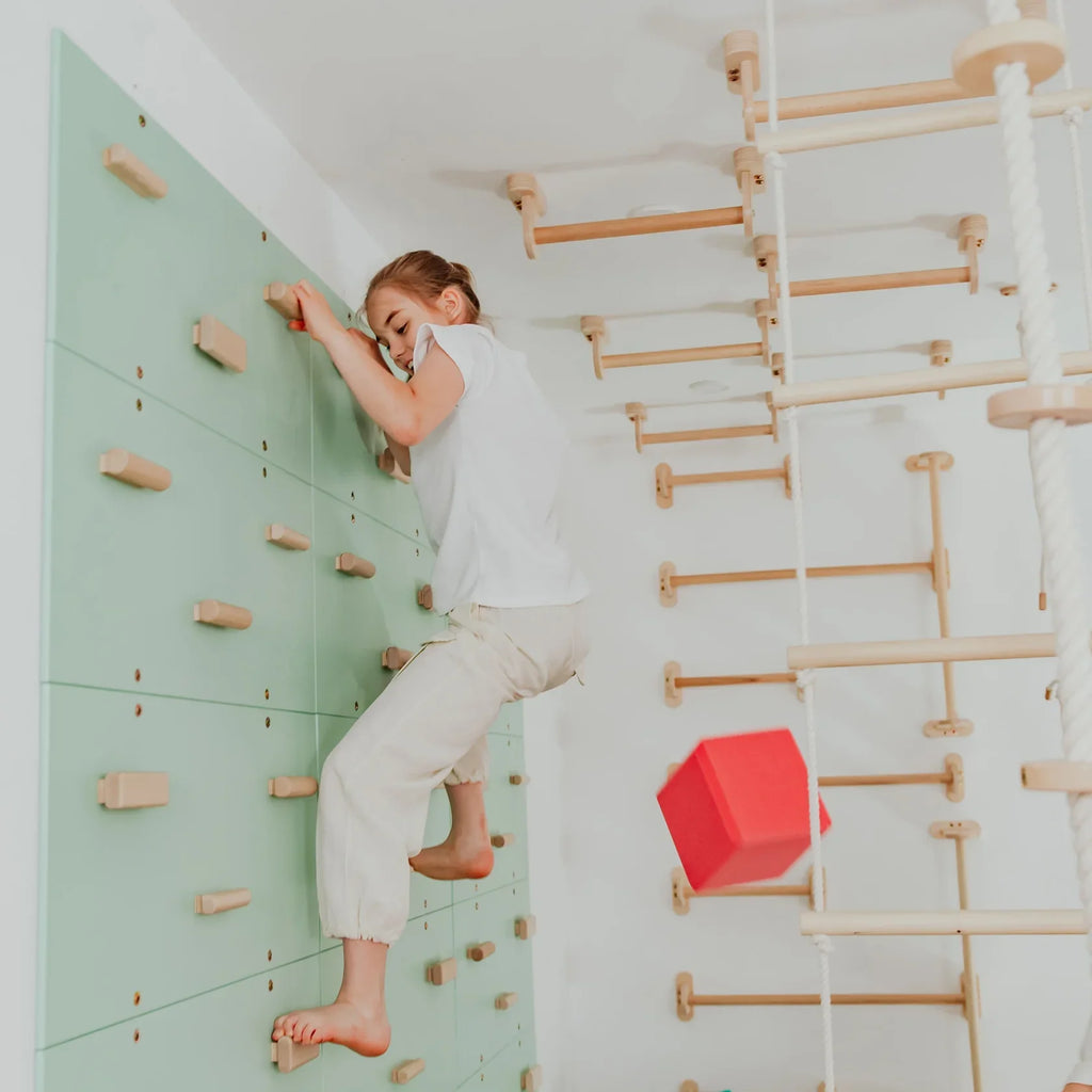 Indoor Play Gym by Wood and Hearts