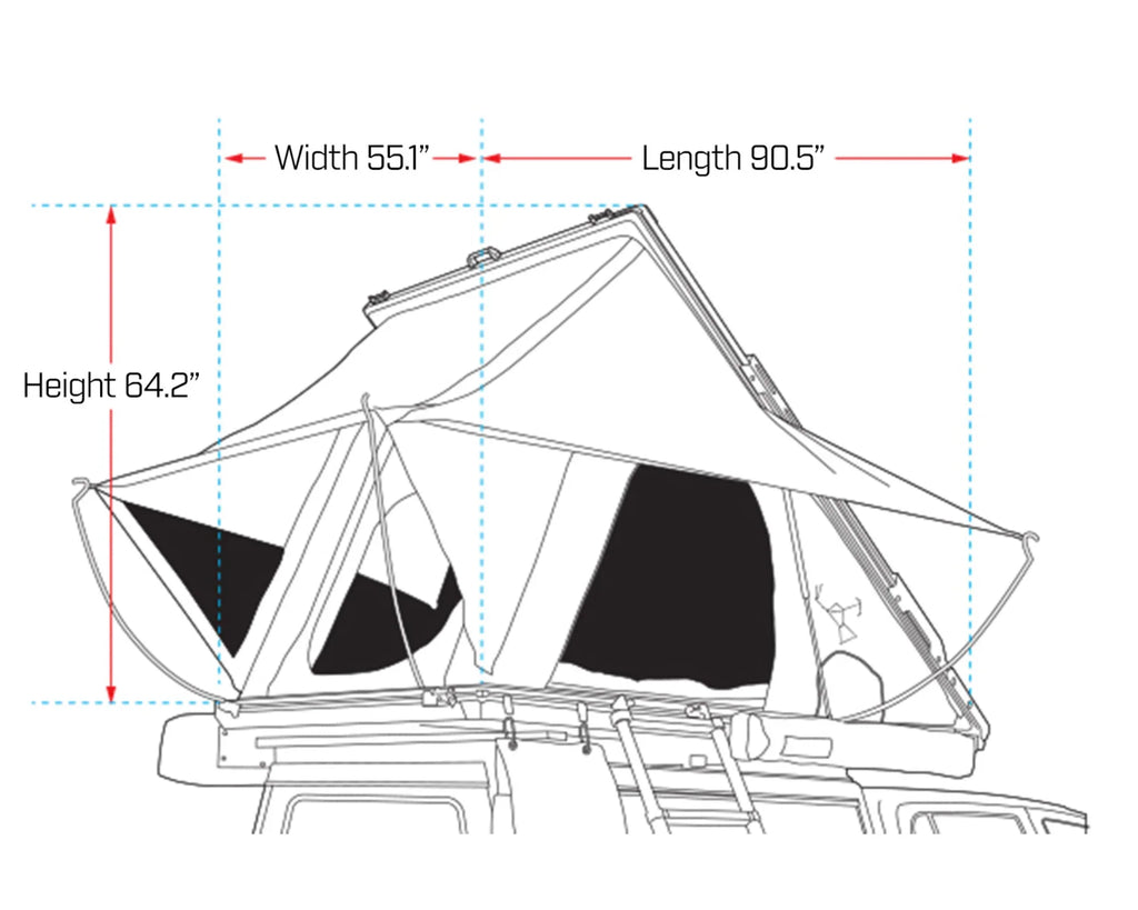 Ironman 4x4 Orion 1400 Vehicle Rooftop Tent