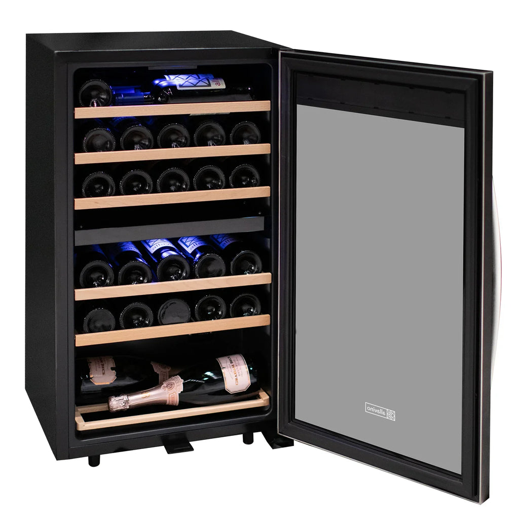 Allavino Cascina Series Freestanding Wine Cooler Refrigerator with Stainless Steel Door