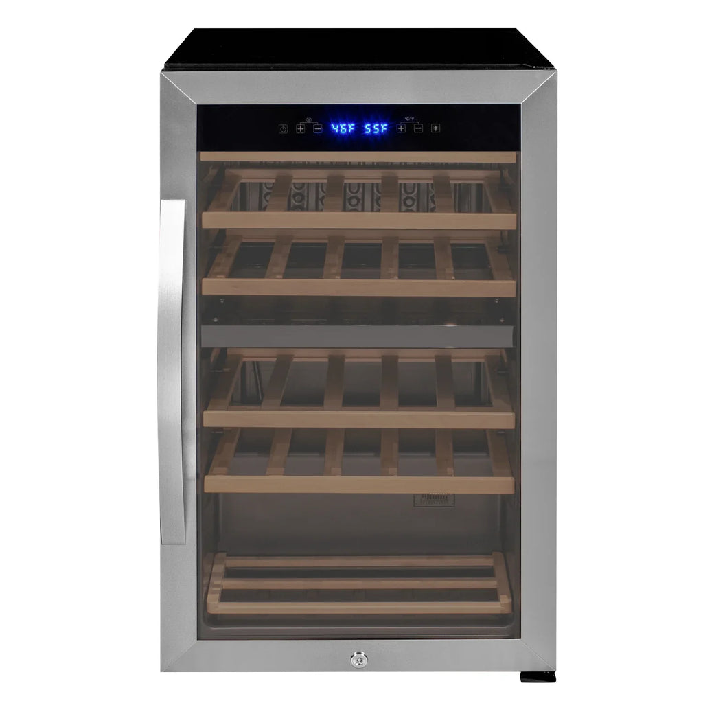 Allavino Cascina Series Freestanding Wine Cooler Refrigerator with Stainless Steel Door