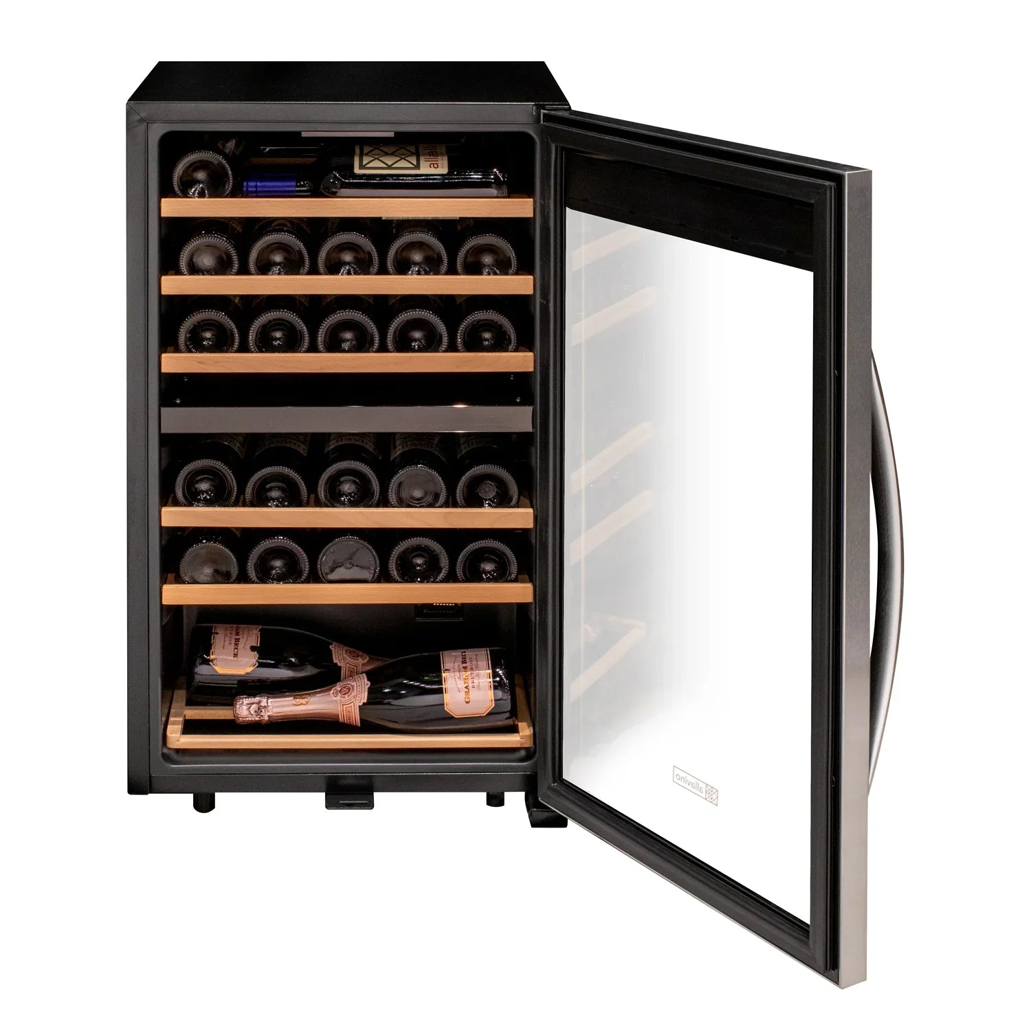 Allavino Cascina Series Freestanding Wine Cooler Refrigerator with Stainless Steel Door
