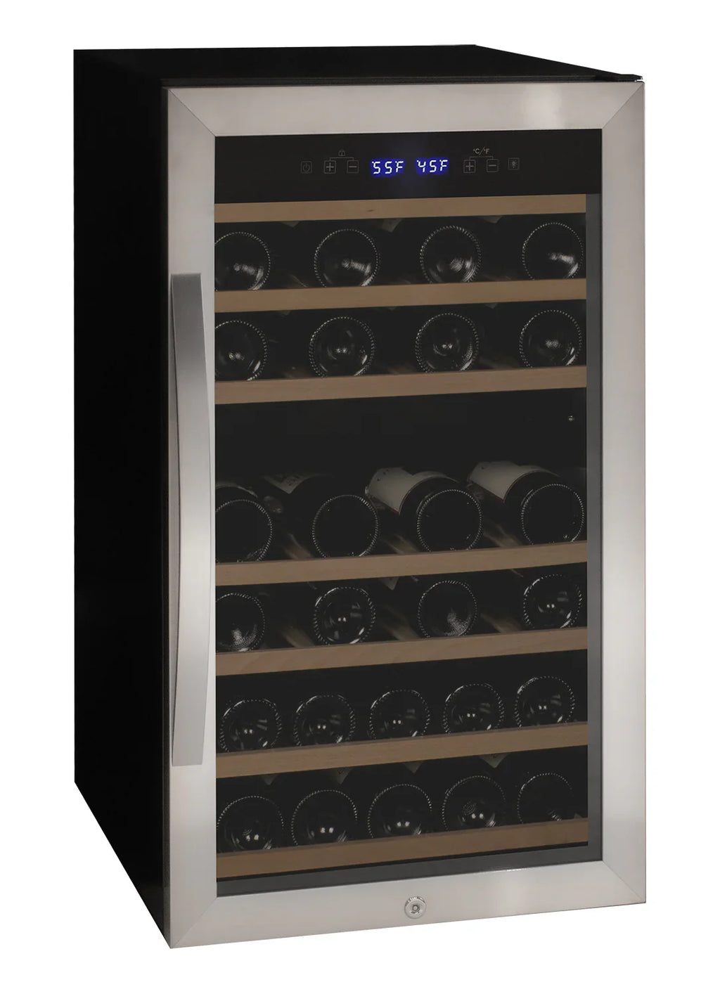 Allavino Cascina Series Freestanding Wine Cooler Refrigerator with Stainless Steel Door