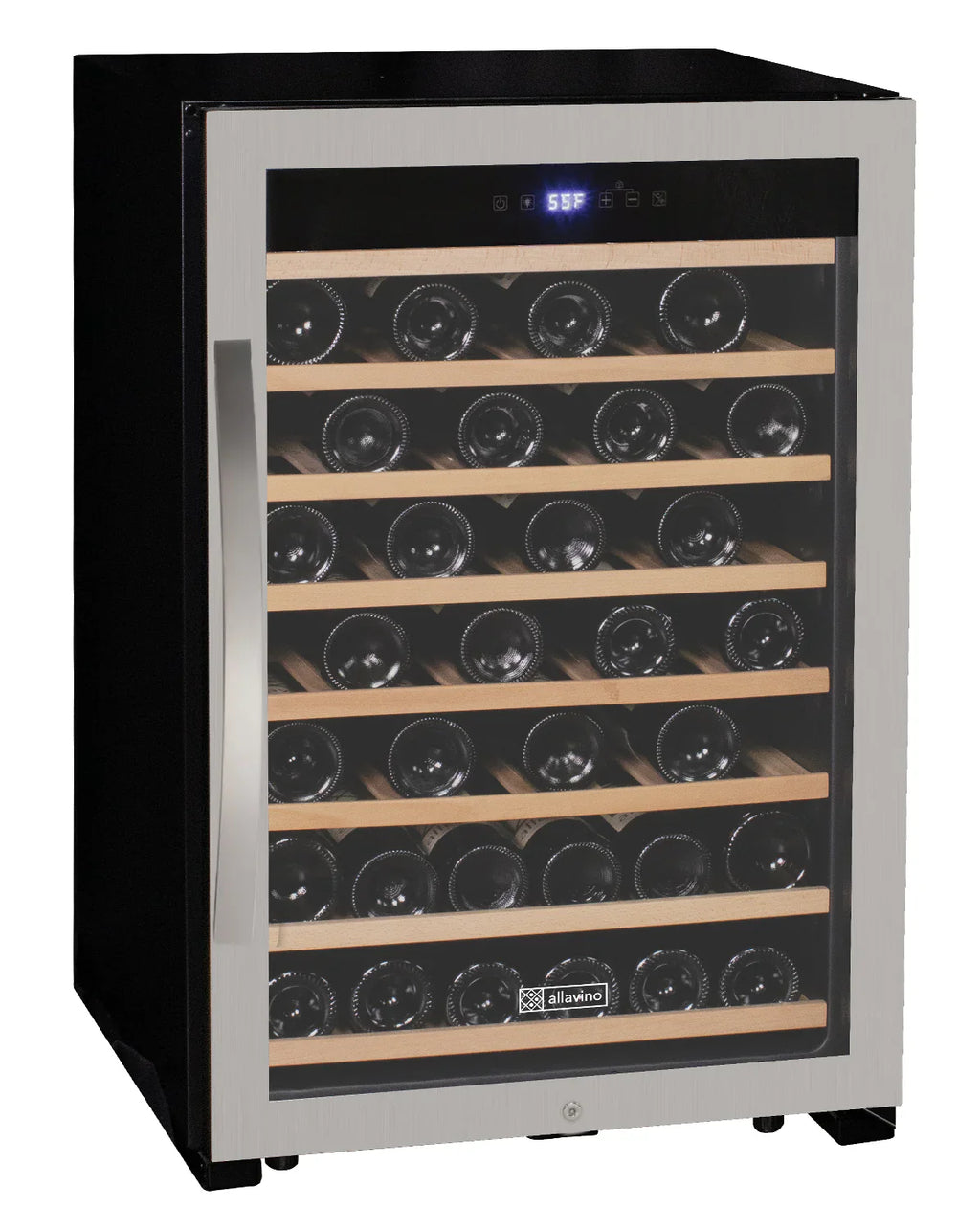 Allavino Cascina Series Freestanding Wine Cooler Refrigerator with Stainless Steel Door