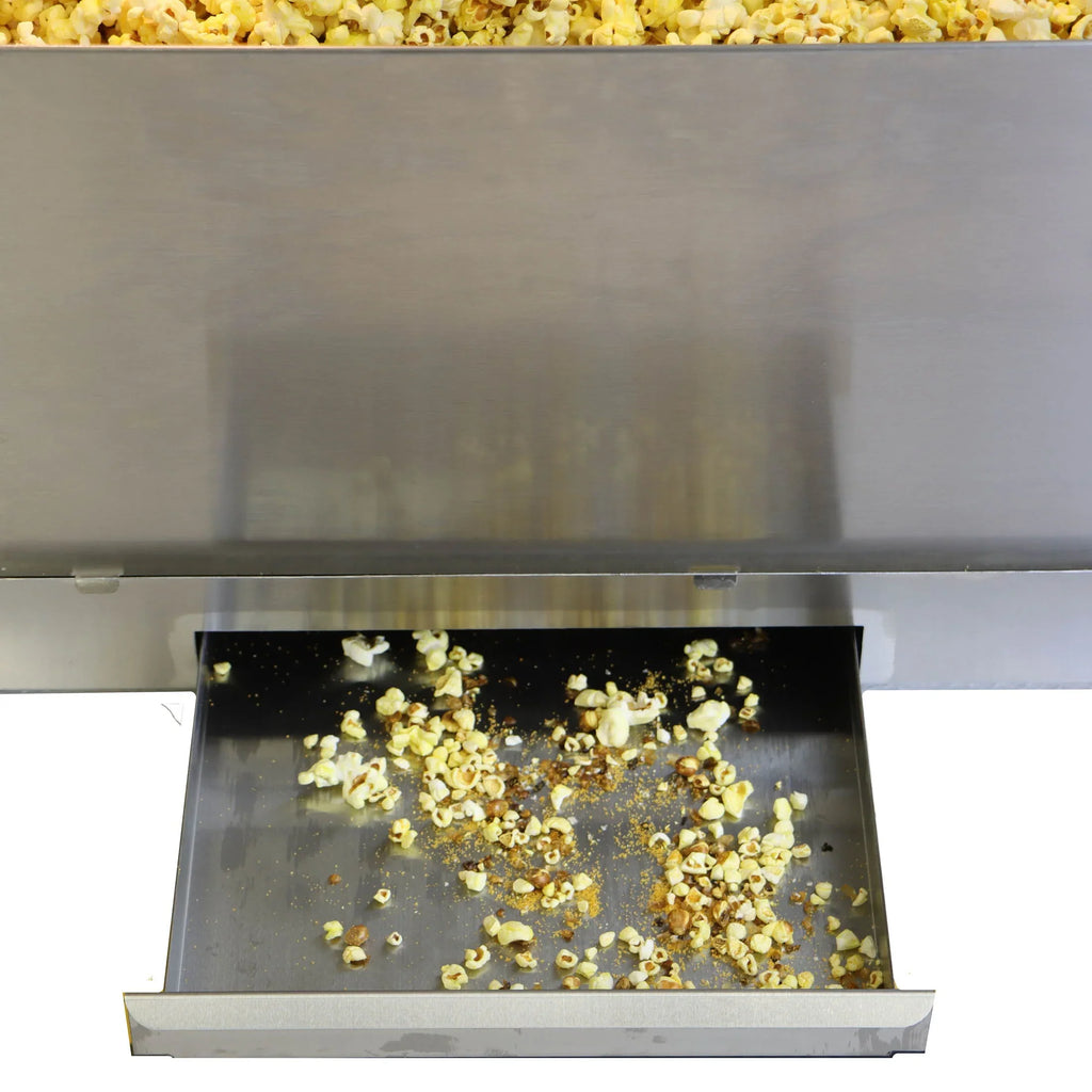 Apollo Pop 32 Ounce Popcorn Machine - Stainless Steel - Backlit Sign by Paragon Concessions