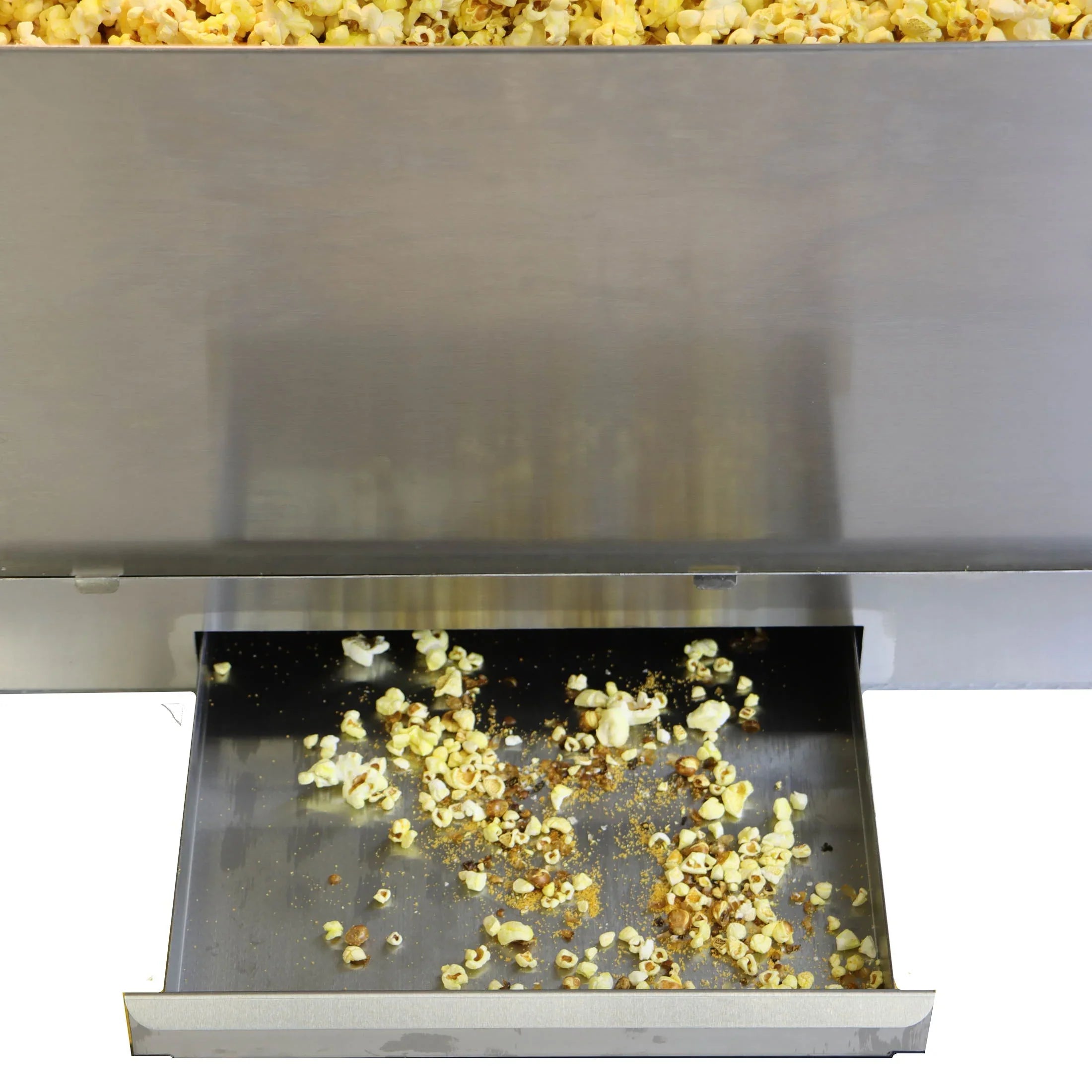 Apollo Pop 32 Ounce Popcorn Machine - Stainless Steel - Backlit Sign by Paragon Concessions