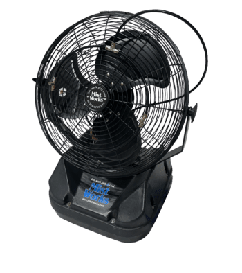 Mist Works Portable High Pressure 18″ Mister Residential Fan