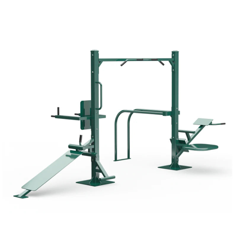 TriActive USA Eight-person Modular Series (MODU2) Outdoor Fitness Equipment