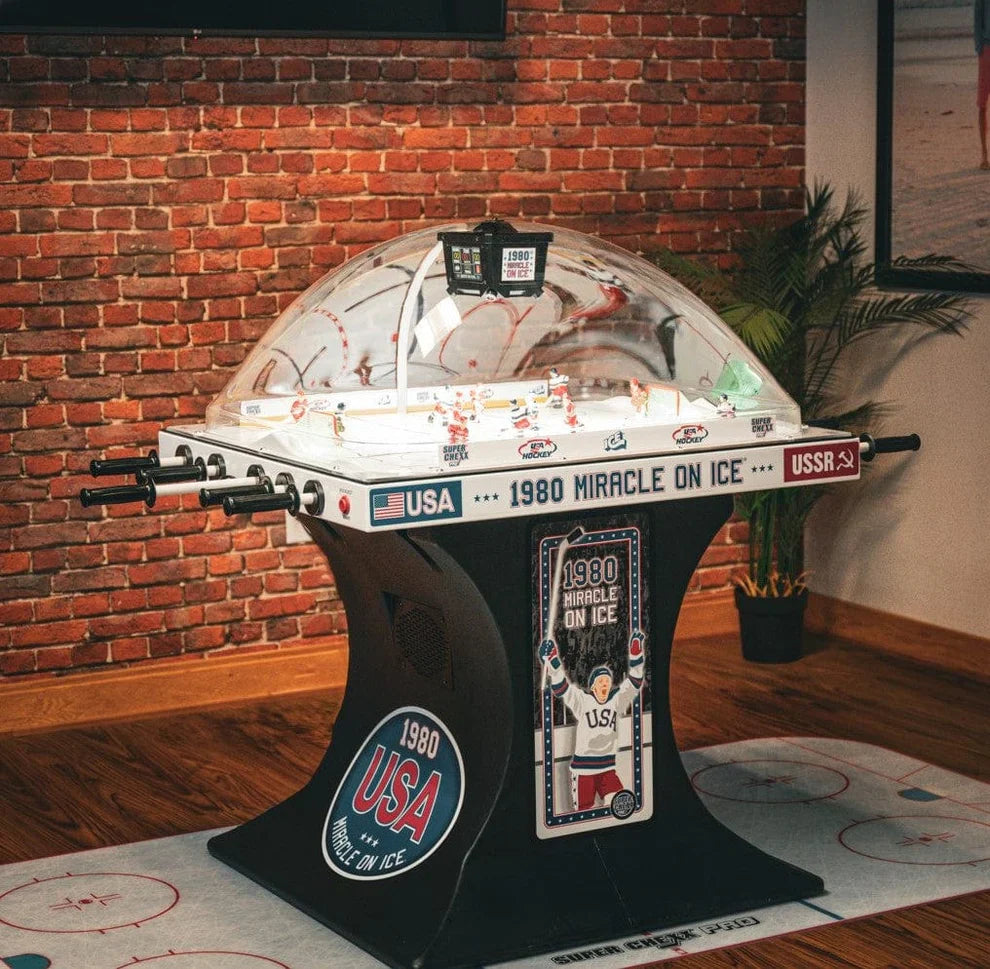 Licensed "Miracle on Ice™ Super Chexx PRO® Bubble Hockey Table