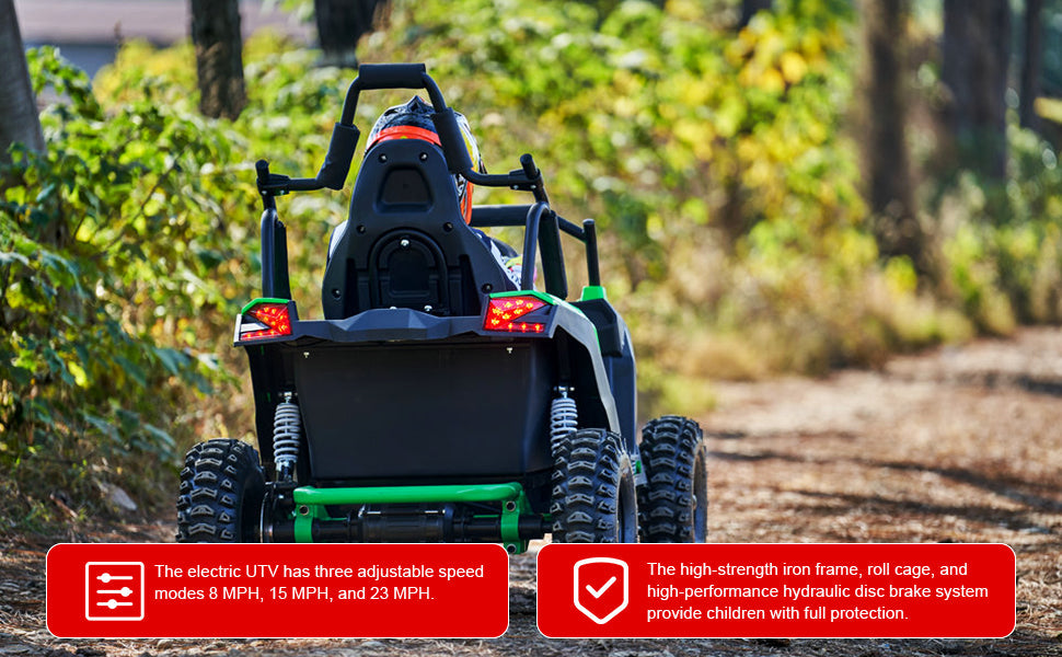 MotoTec Raider Kids UTV 48v 1200w Full Suspension