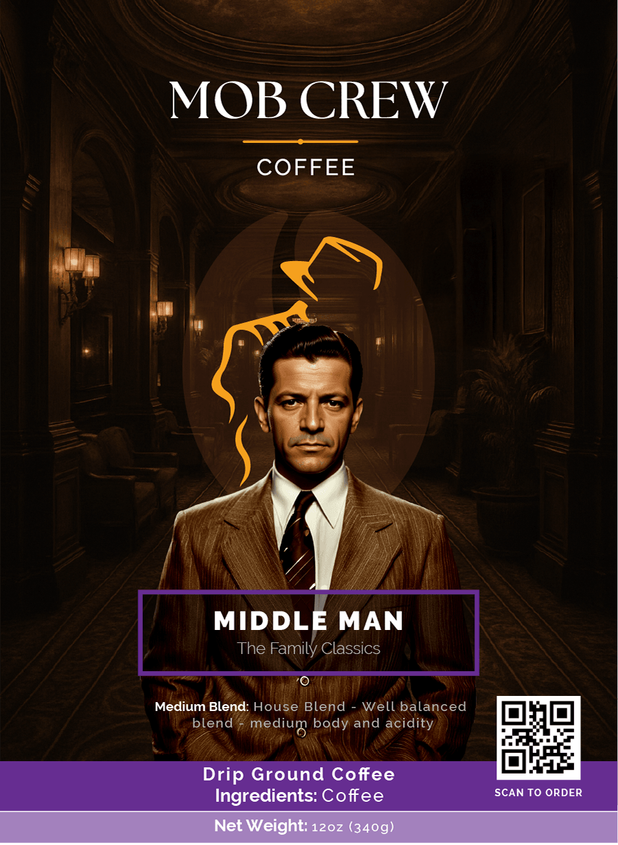 Middle Man Medium Coffee Blend: 12oz of Perfect Balance in Every Brew