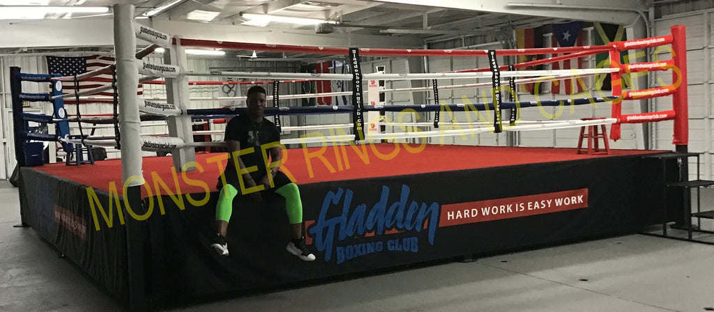 Gym Boxing Ring Competition Style by Monster Rings and Cages