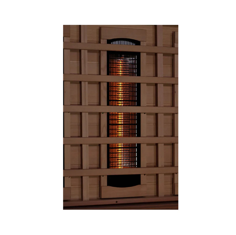 Golden Designs "Reserve Edition" 3 Person Near Zero EMF Full Spectrum with Himalayan Salt Bar (GDI-8230-01)