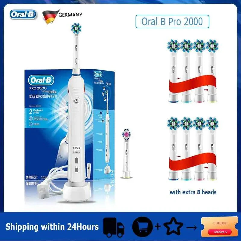 Premium Replacement Toothbrush Heads for Fairywill & Seago - Du Pont Bristles - Compatible with FW-507/508/D1/D3/D7