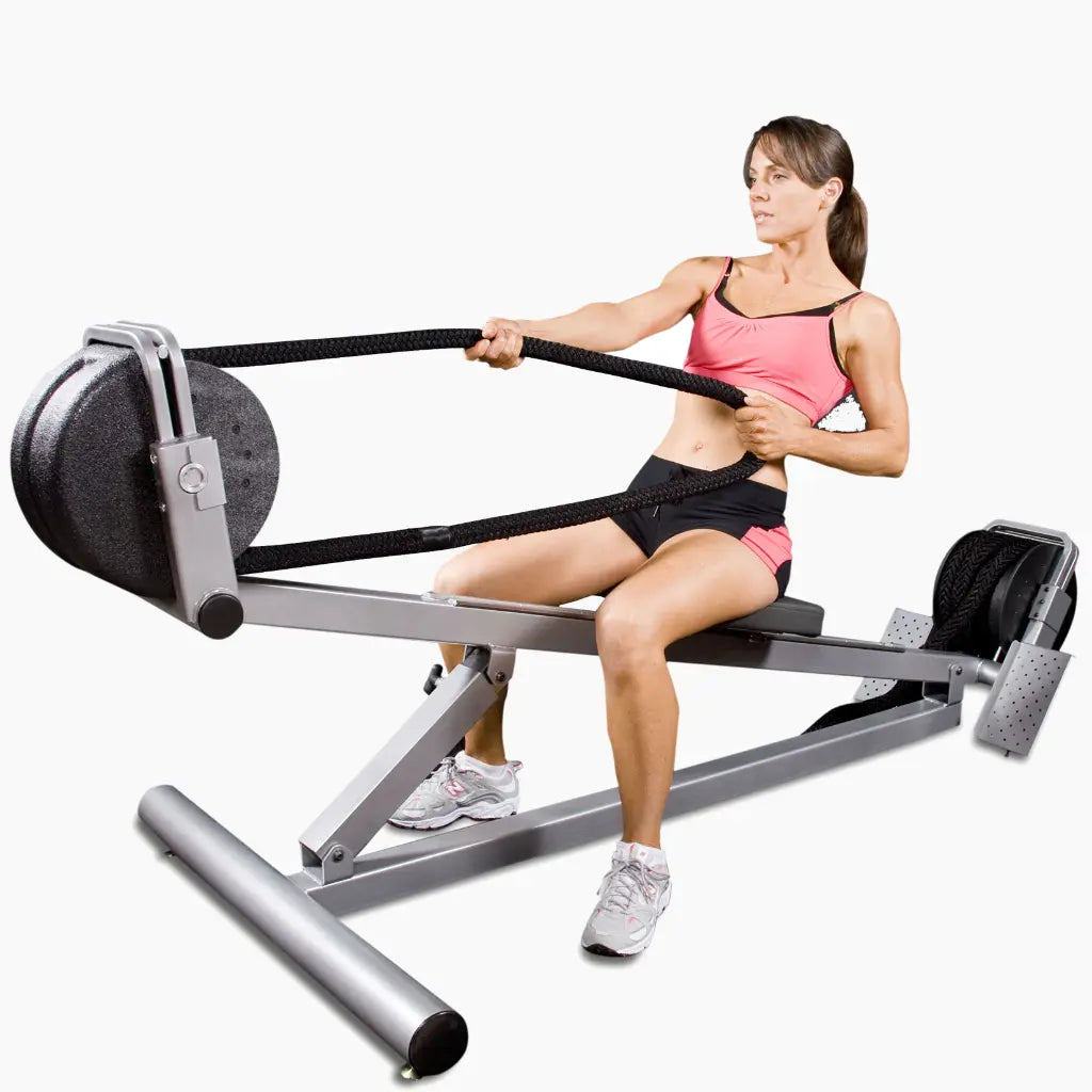 Ropeflex RX3300 Variable incline dual-mode Infinity Rope Machine with multi-mode seat and DSS Progressive Resistance for lower and upper body strength-cardio trainingv