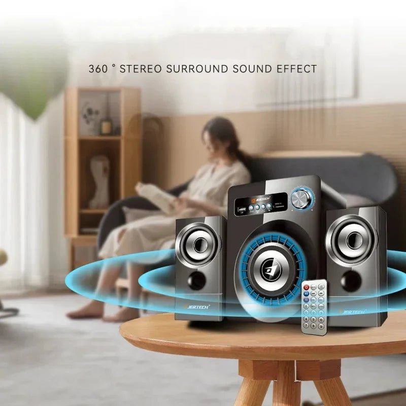 3D Subwoofer HiFi Wired Desktop Portable Bluetooth Speakers 5.1 Remote Control Home Theater Sound  Bar For Computers USB/SD card