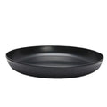 Black plastic cutlery set plates spitting dishes bowl cups cutlery for outdoor camping party