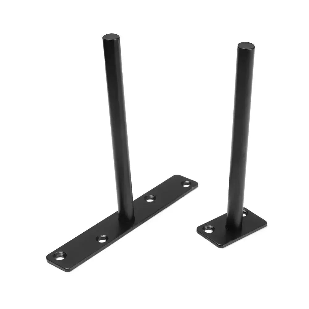T Shape Concealed Shelf Brackets Floating  Wall Shelf Supports Screw Mounting Plate Multi sizes Metal Brackets