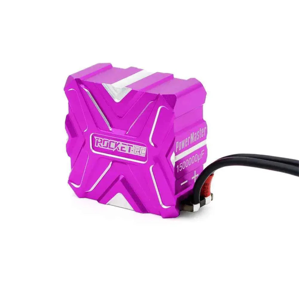 ROCKET-RC Metal Capacitor 1500000μF Capacity 300mΩ Resistance 0~9.0V Withstanding Voltage A1 Version For  1/10 RC RV Drift Cars