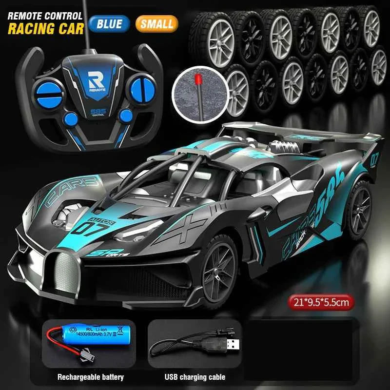 Rc Car 4Ch High-Speed Remote Control Drift Racing Car Electric Sportscar Toy Vehicle Model Toys for Boys Kids Birthday Gift