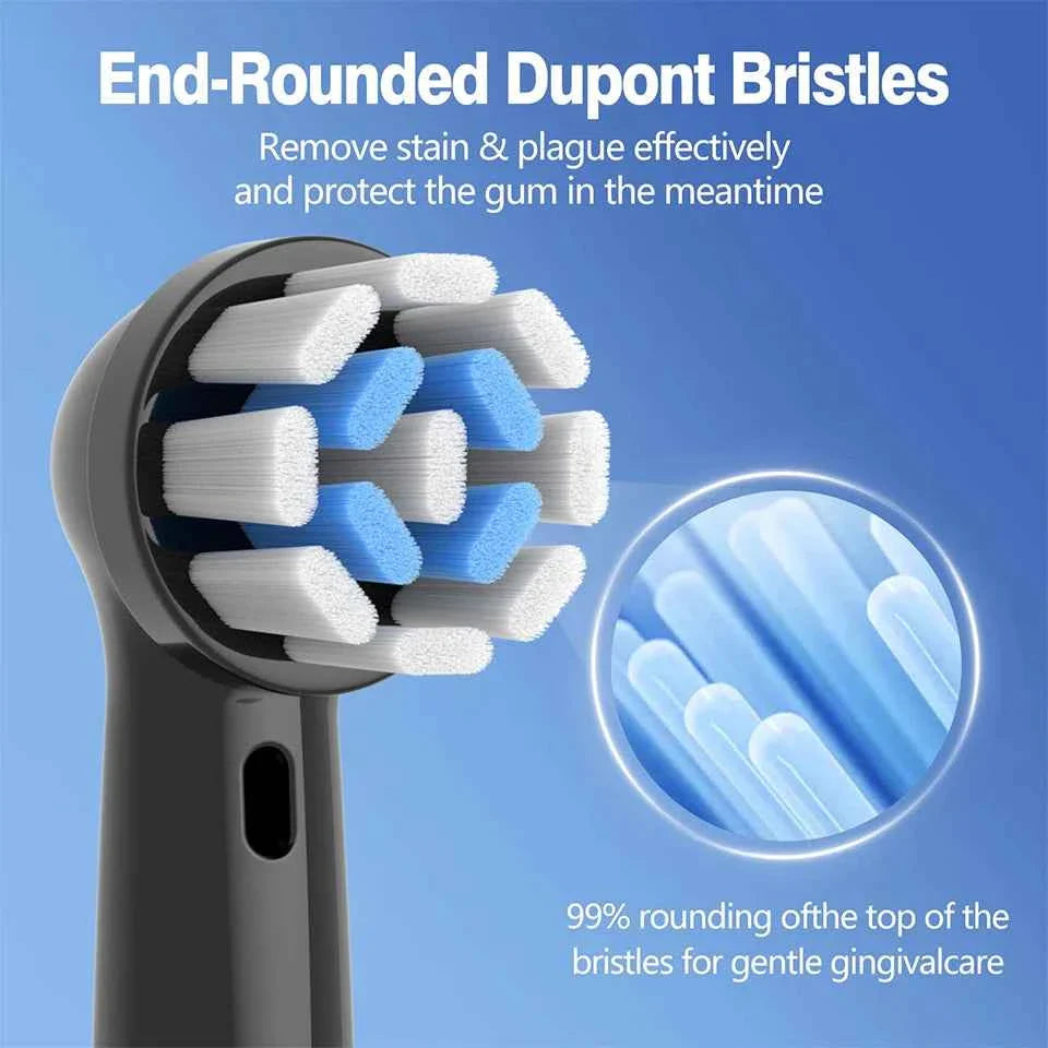 4-16Pack Toothbrush Replacement Heads Compatible with Oral B iO 10 9 8 7 6 5 4 3 Series Electric Toothbrush, 4 Pack Brush Heads