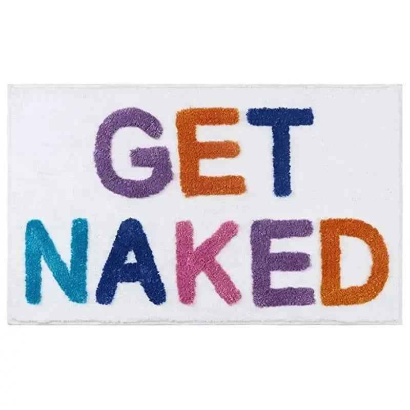 Get Bath Mat Bathroom Rugs for Bathtub Mat Cute Bath Rugs for Apartment Decor Tufted Gray and White Shower Mat