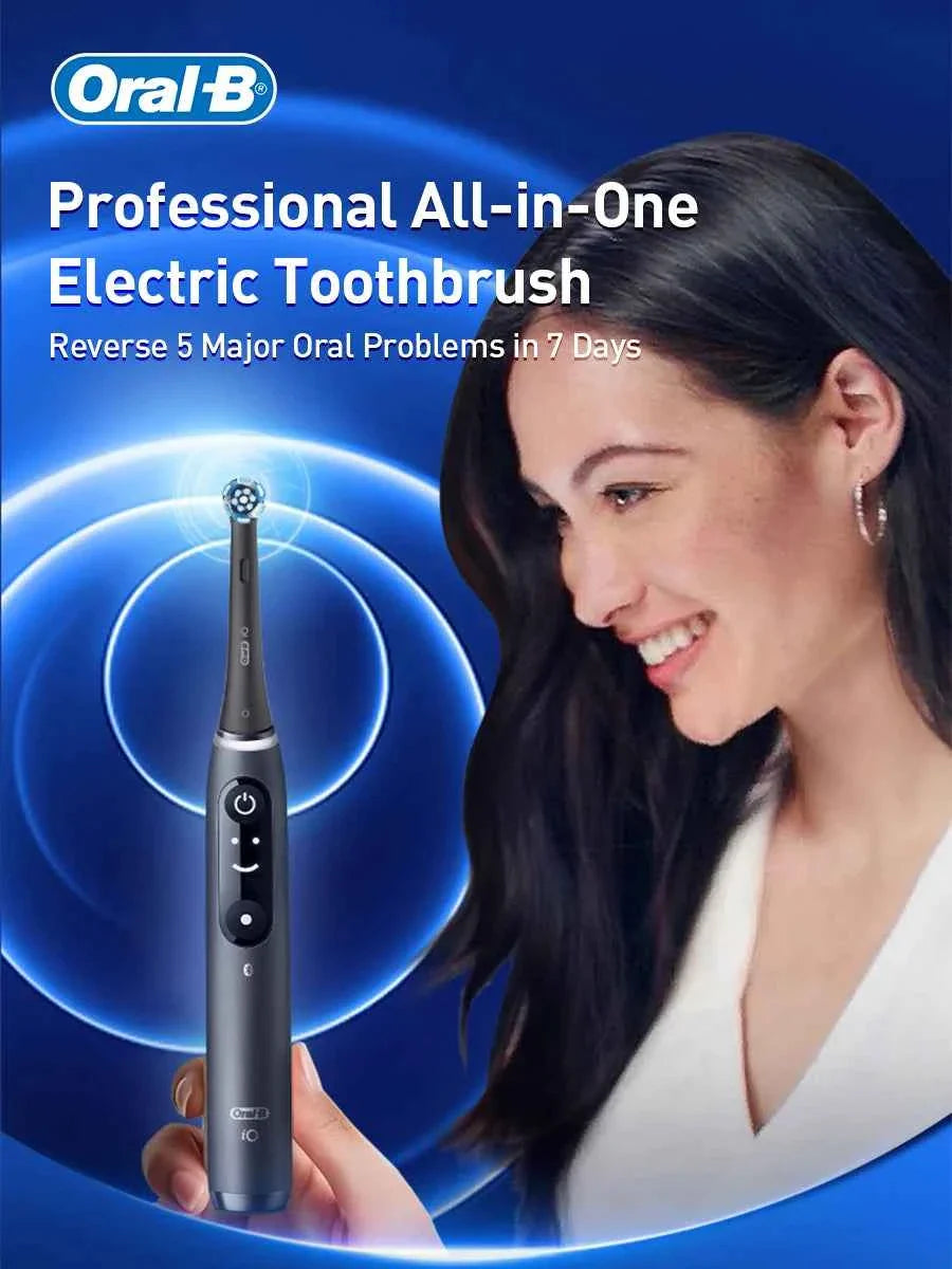 Oral B Electric Toothbrush IO Series Rechargable Waterproof Smart Rotating Timing Electronic Tooth Brushes iO2 iO3 iO4 iO7 iO9