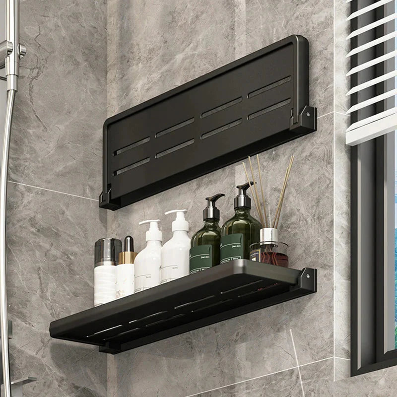 RV Foldable Shelf No Punch Drop-down Aluminum Foldable Shelves Are Used For Wall Storage In RVs And Campers Car Accessories