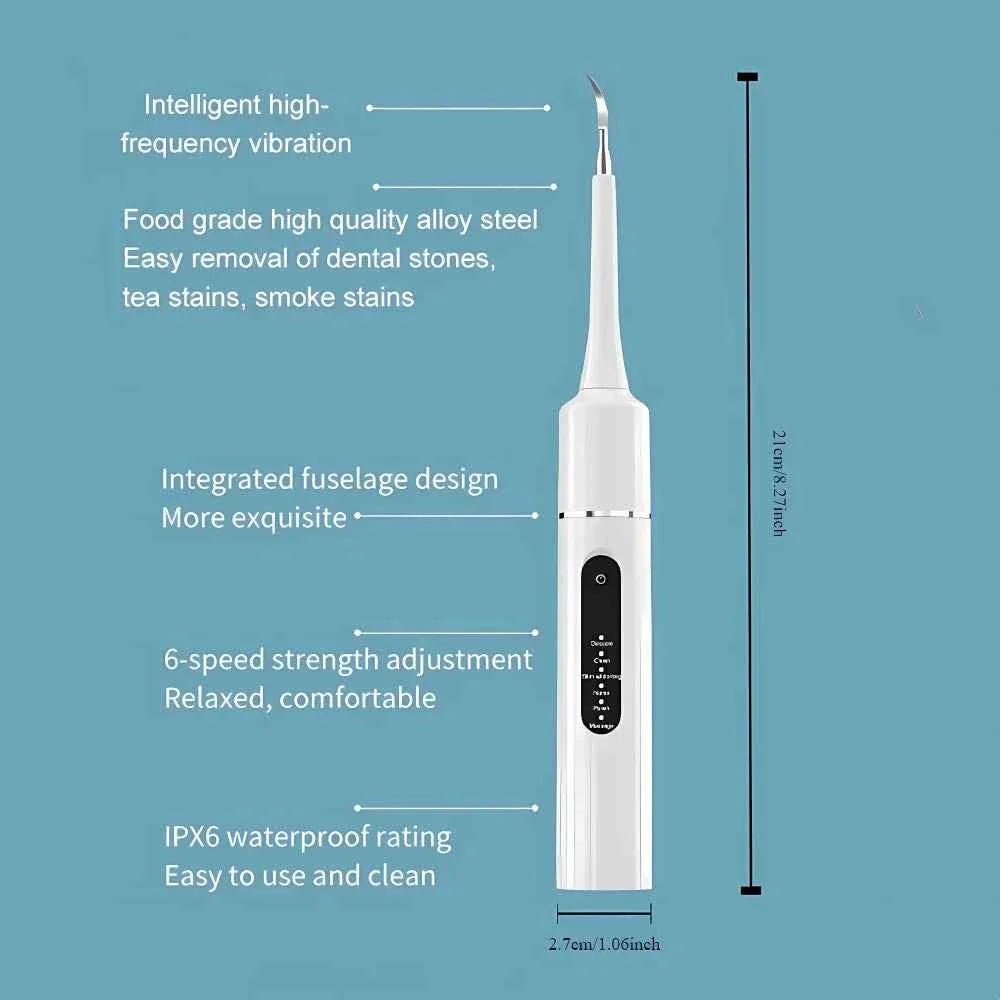 Sonic Electric Toothbrush -  home portable calculus removal care and toothbrush tool