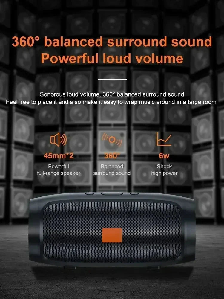 Bluetooth Speaker 8D mini Soundbar Dual Speaker Stereo Tfusb Playback Fm Voice Broadcasting Portable Subwoofer Wireless Speaker