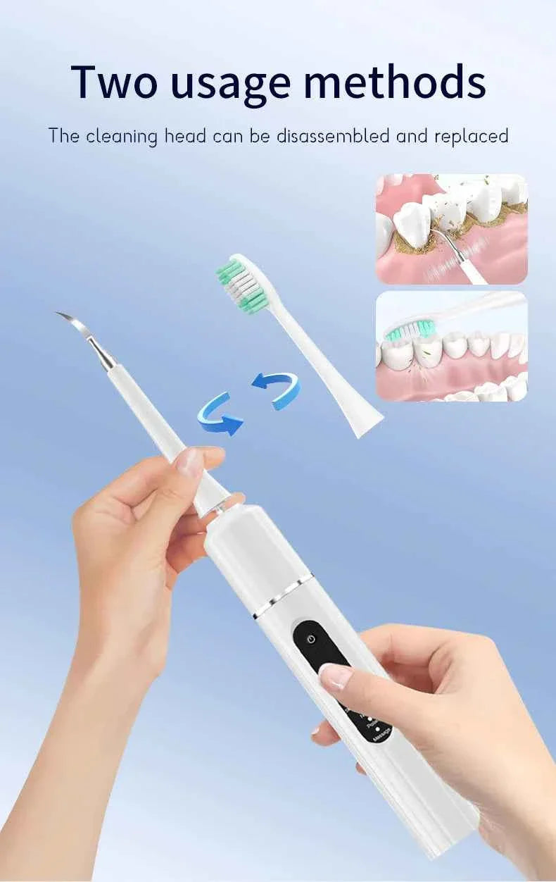 Sonic Electric Teeth Cleaner Dental Calculus Remover Whitening Waterproof Tartar Oral Care Sonic Toothbrush