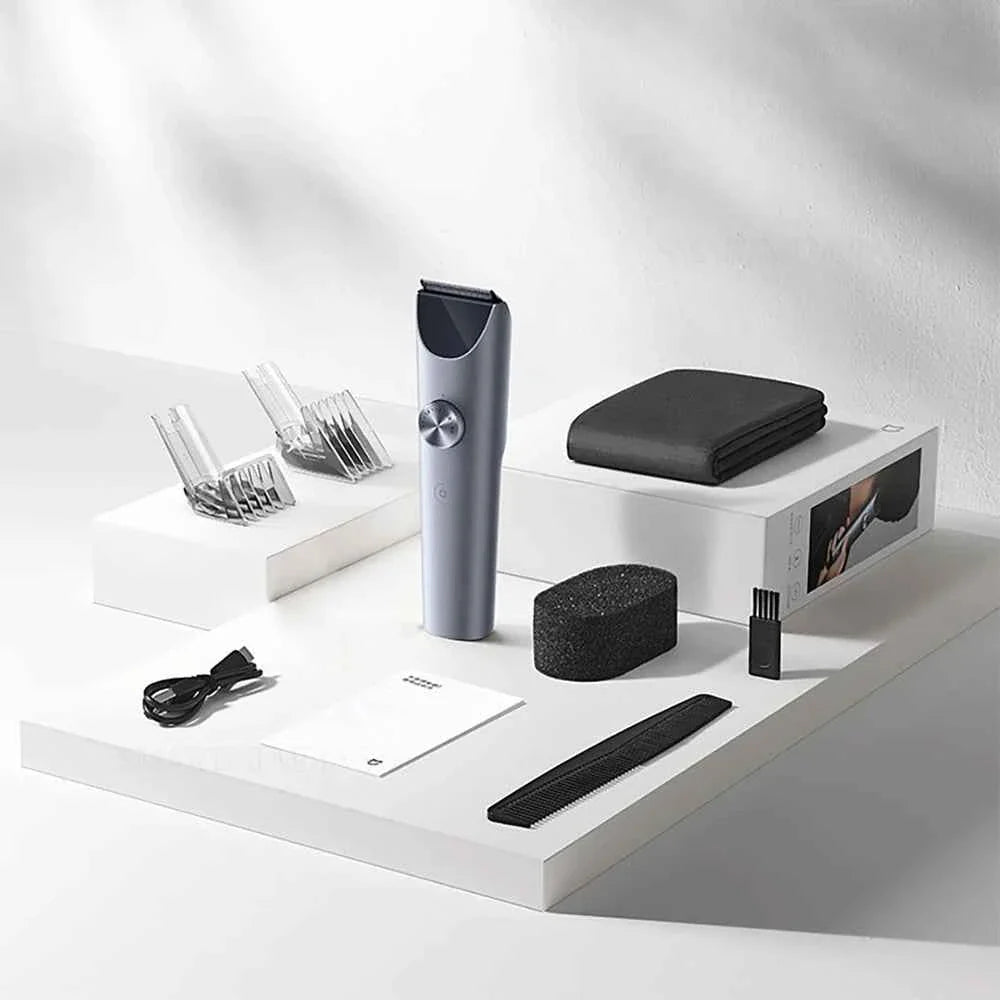 MIJIA Hair Clipper 2 Cutting Machine Trimmer Professional Clippers Titanium Alloy Blade Rechargeable Barber Shaver Cutter