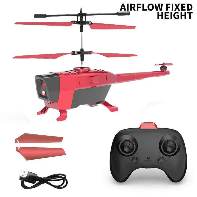 Rc Helicopter 3.5Ch 2.5Ch Rc Plane 2.4G Rc Helicopters for Adults Obstacle Avoidance Electric Airplane Induction Flying Toys