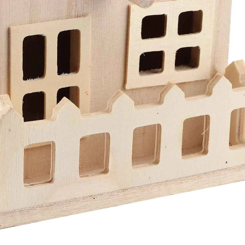 Outdoor Wooden Bird House Nests Hanging Birds Parrots Resting Breeding Box Decoration Pet Products For Bird Nests Breeding