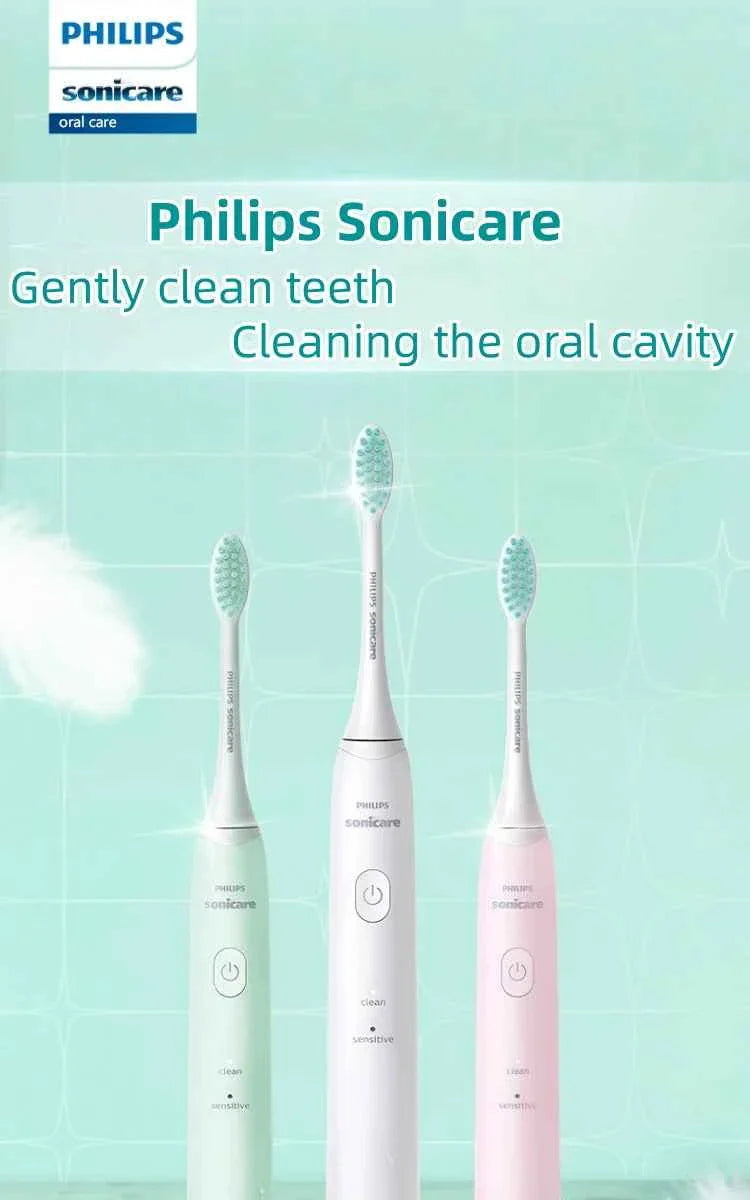 PHILIPS Sonicare HX2421 Electric Toothbrush Two Modes Teeth Gentle Deep Cleaning Oral Cavity Care Gum Health Care Tooth Brush