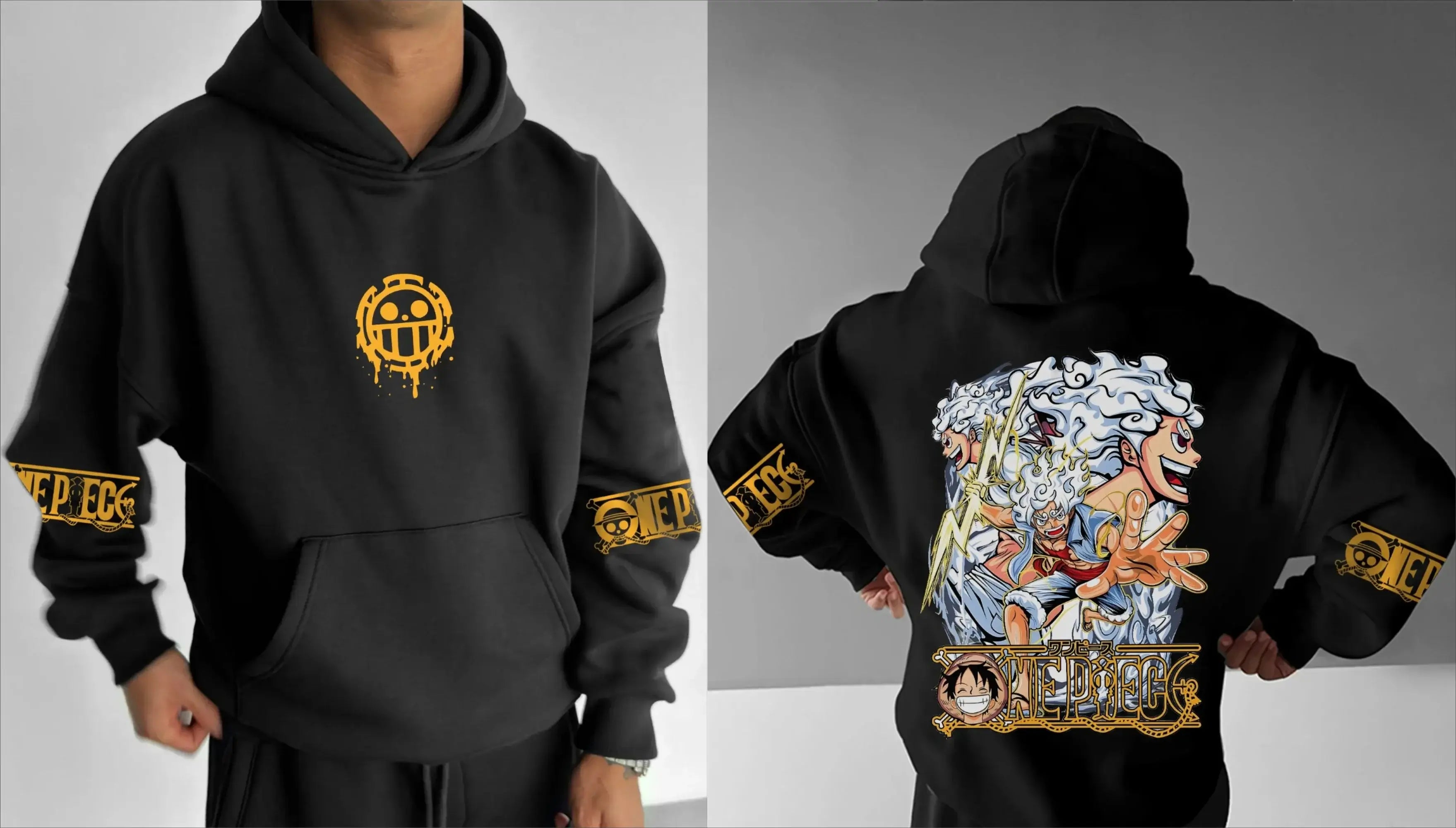 One Piece Hoodie 2025 Casual Cotton Sweatshirt