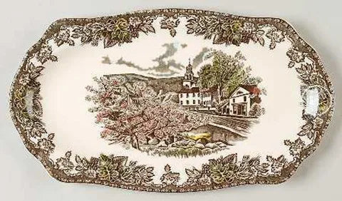 British Friendship Village series, decorative plates, Western food plates