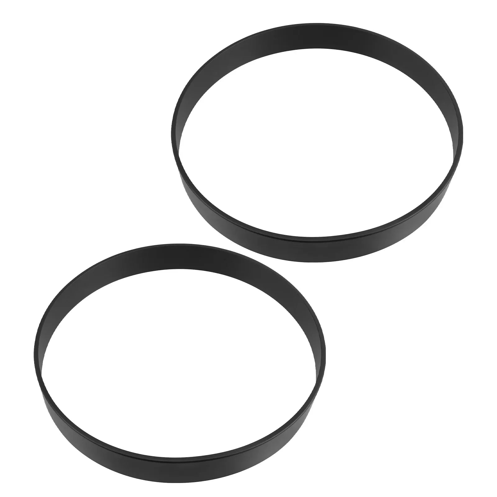 2pcs Metal Frame For Wall Clock Replacement 12 Inch Quartz Clock Shell/Border/Trim Thin - 42mm Thick Minimalist Installation