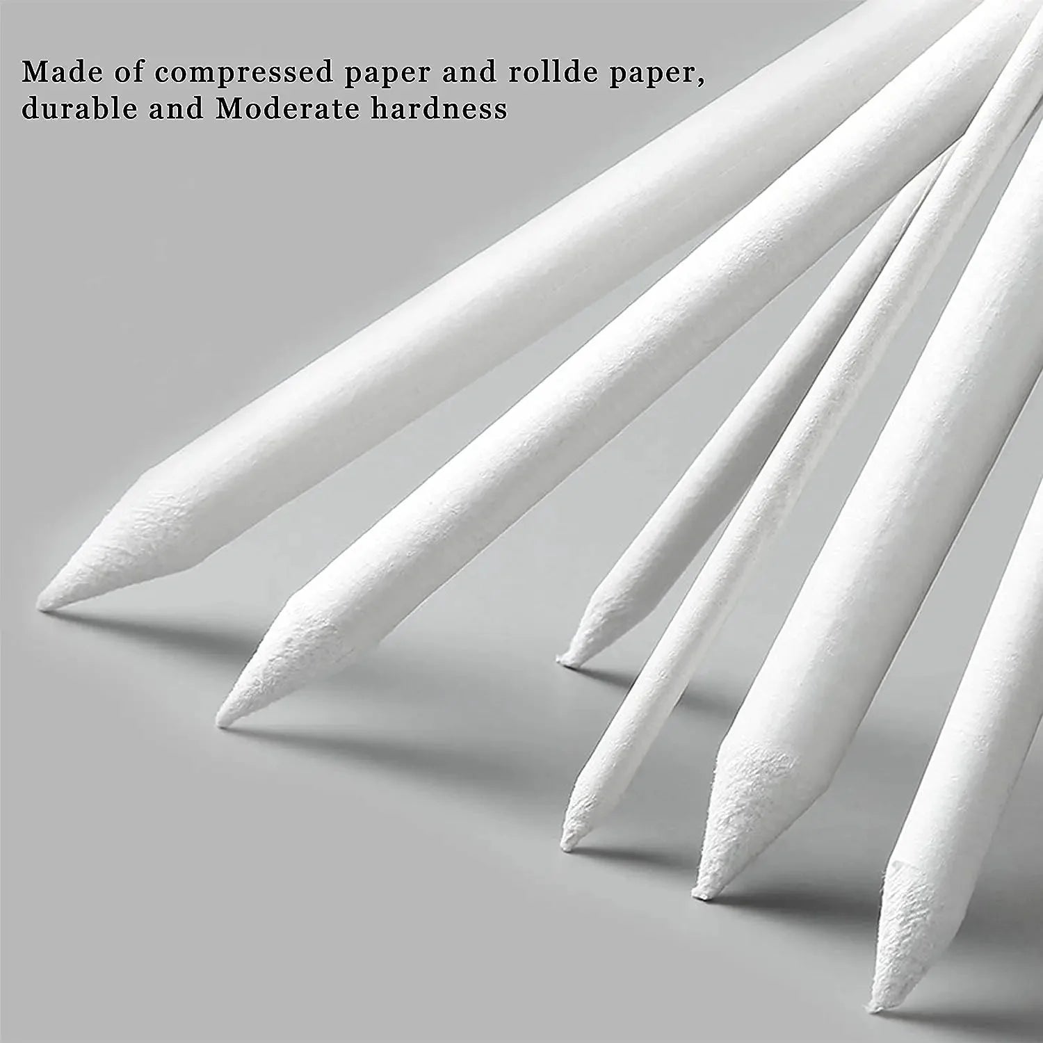 Art Supplies Drawing Tool Stump Rice Paper Sketch Double Head Smudge Stick Blending Stick White Drawing Pen Sketching Pencil