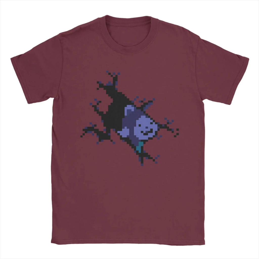 Men's T-Shirts Game Undertale Temmie Novelty Pure Cotton Tee Shirt Short Sleeve  T Shirt Round Neck Clothing Gift Idea