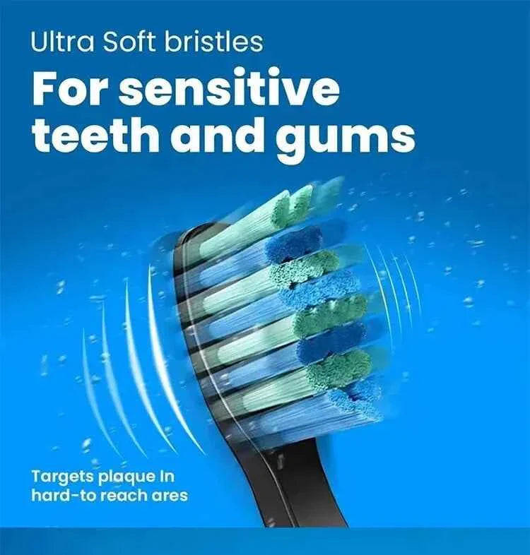 Premium Replacement Brush Heads - Compatible with Fairywill/Seago FW-507/508/515/551/917/959 - Dupont Bristles 5-10Pcs