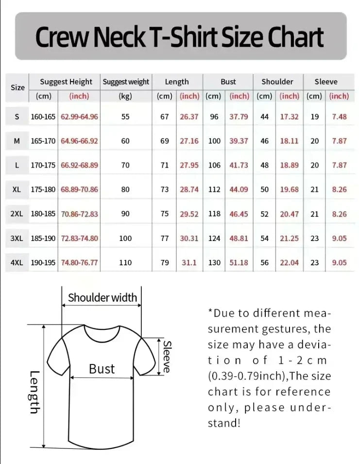T-Shirt for Men Graphic T Shirts Tops Man Men's T-shirts New Shirts and T-shirts Y2K Oversize High Quality Loose Short Sleeve