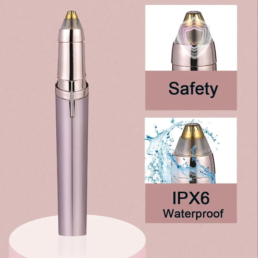 Electric Eyebrow Trimmer USB Charger Security Hair Removal Eye Brow Epilator Shaper Shaver Painless Razor Facial Hair Remover